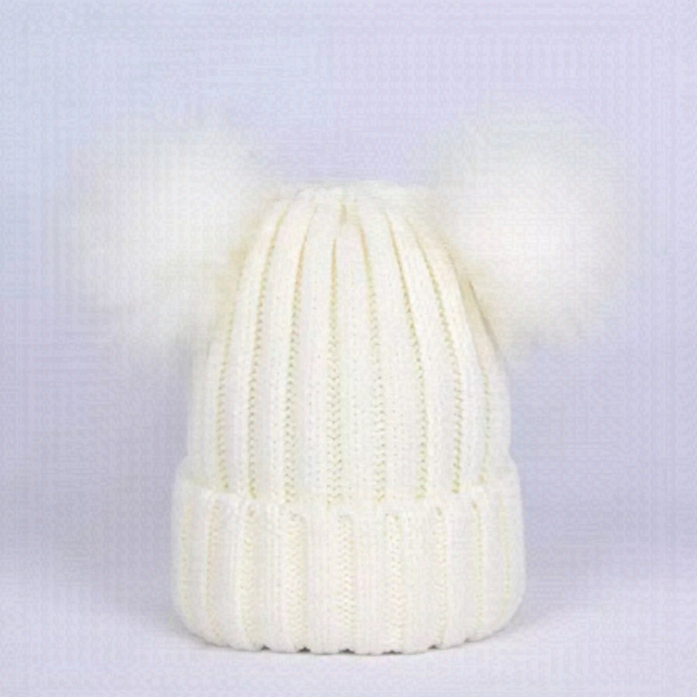 New White Knitted Toque